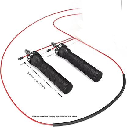 2.5/3.4Mm Crossfit Jump Rope Speed Jumping Rope Removable Weighted Anti-Loosening Design PVC Wire Jump Rope