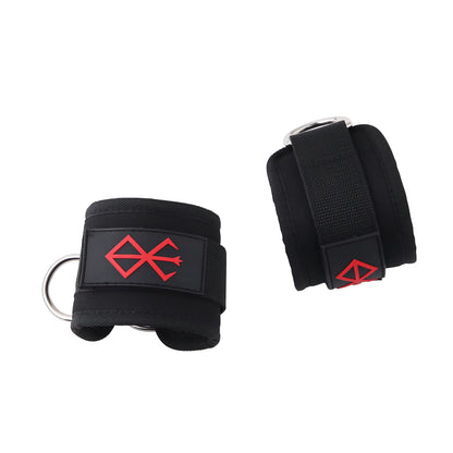 Gym Anime Sports Weight Lifting Wrist Wraps,Berserk Wristband Support , Heavy Duty Training Lifting Straps, Powerlifting