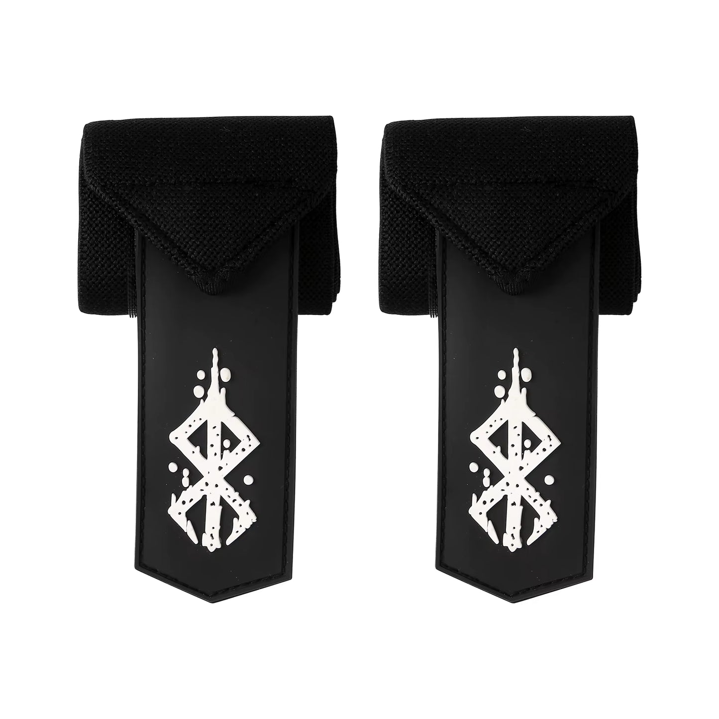 Gym Anime Sports Weight Lifting Wrist Wraps,Berserk Wristband Support , Heavy Duty Training Lifting Straps, Powerlifting