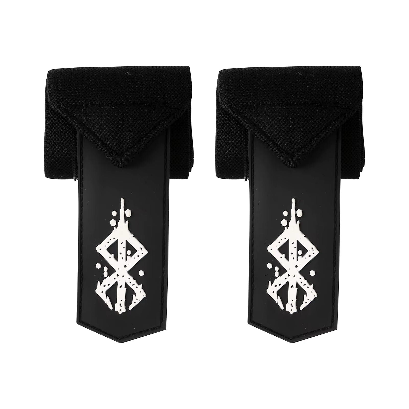 Gym Anime Sports Weight Lifting Wrist Wraps,Berserk Wristband Support , Heavy Duty Training Lifting Straps, Powerlifting