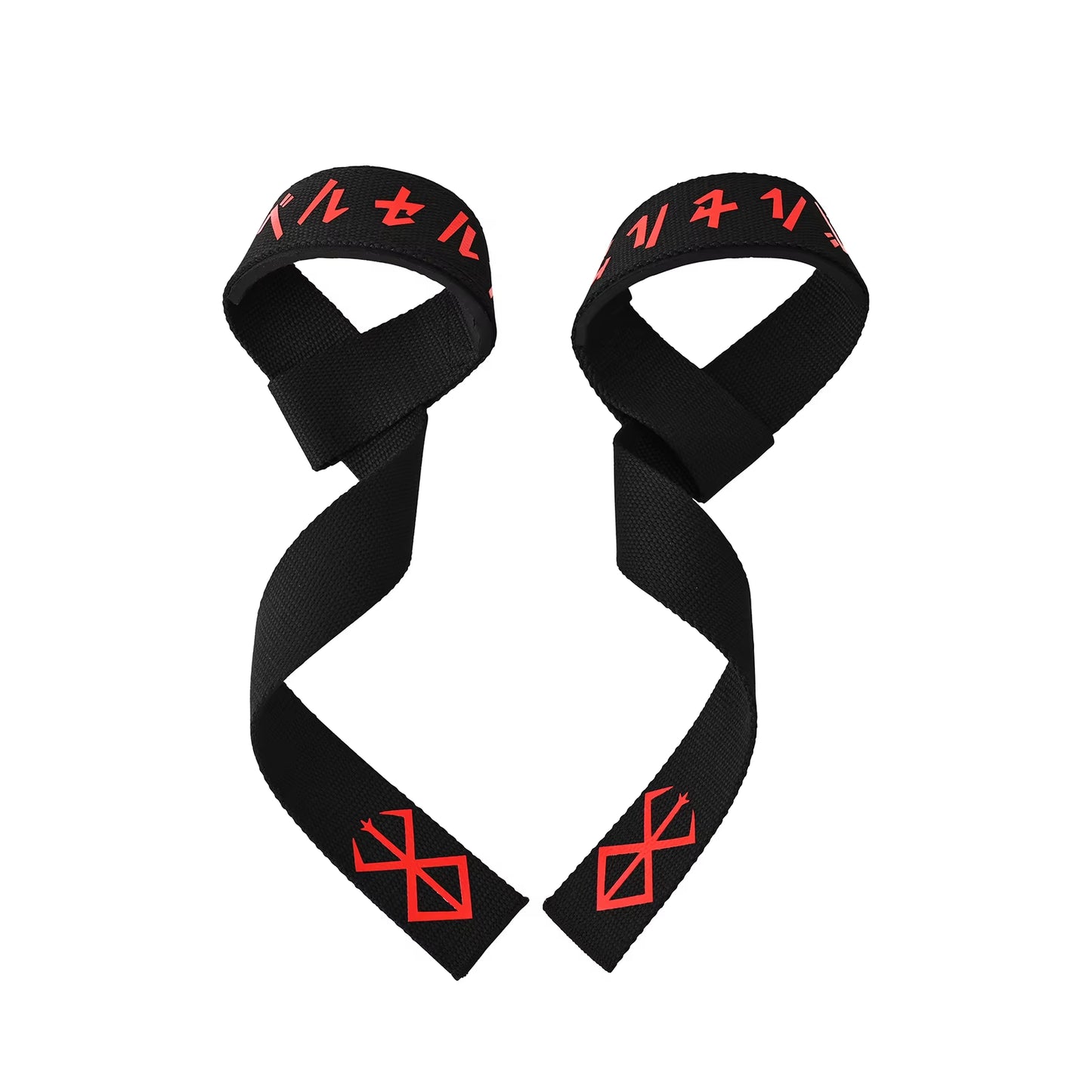 Gym Anime Sports Weight Lifting Wrist Wraps,Berserk Wristband Support , Heavy Duty Training Lifting Straps, Powerlifting